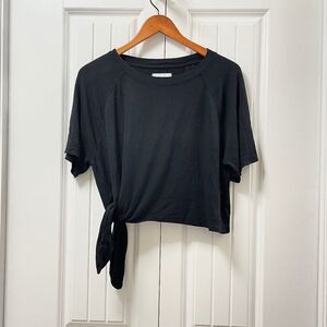 OAK + FORT Knot T-Shirt Black – S
